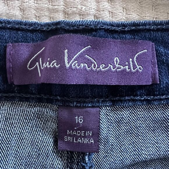 Gloria Vanderbilt Jeans Womens 16 Blue Amanda Stretch Denim High Rise Classic - Picture 11 of 14